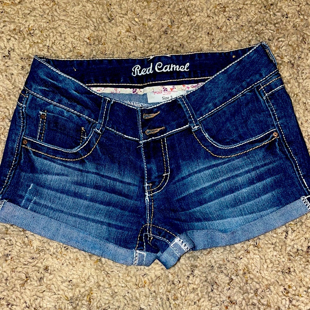 Denim shorts